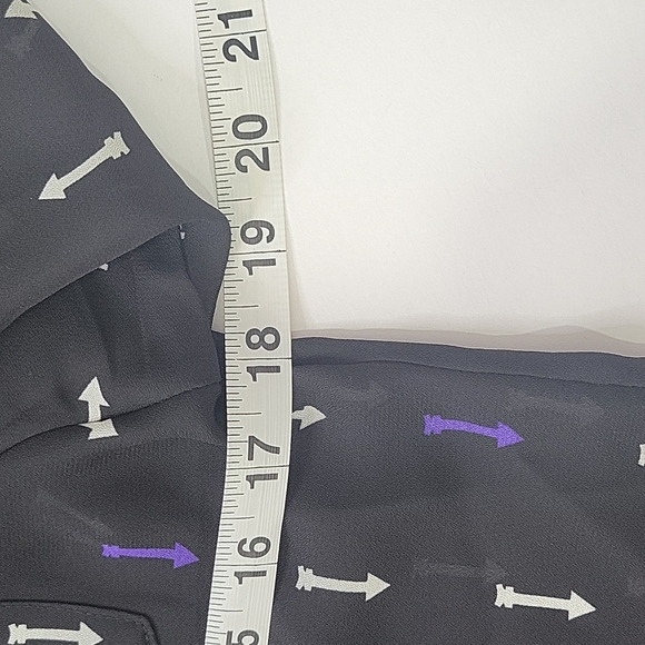 Bongo Blouse Arrow Pattern  NWT SZ XL - Picture 5 of 9